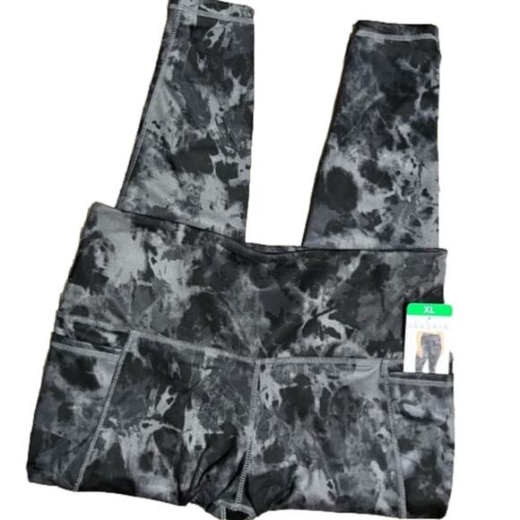 Danskin Ladies Leggings High Rise Tight Side Pockets Size XL 16 NWT - Picture 6 of 8